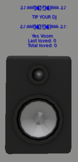 DJ Tip Speaker grey/blue