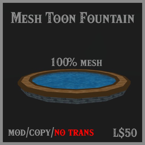 Mesh Toon Fountain BOXED