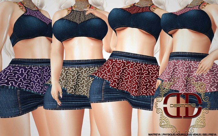 -Desmonia- Chyna Denim Skirtset Fatpack (Wear Me)