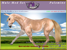*E* RealHorse Mule Modification Set [BOXED] Palomino