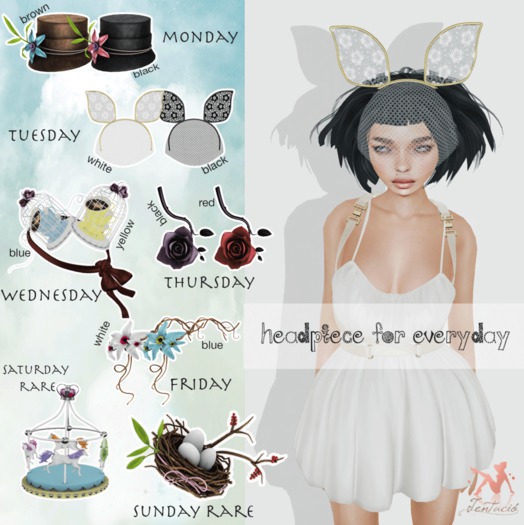 *Tentacio* Headpiece for everyday Sunday RARE