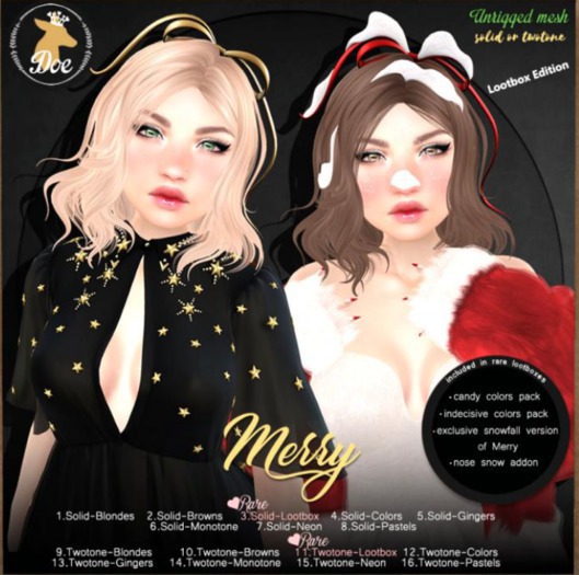 8.Doe: Merry (solid) - Pastels