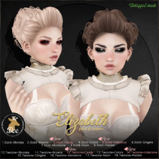9.Doe: Elizabeth (solid) - Pastels