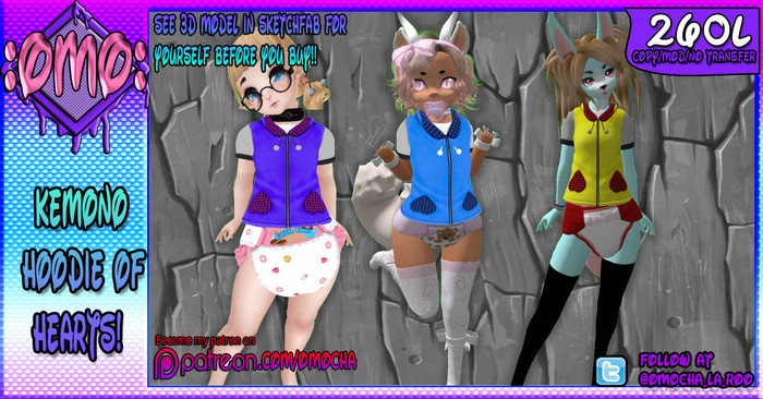 :OMO: Kemono Hearts jacket