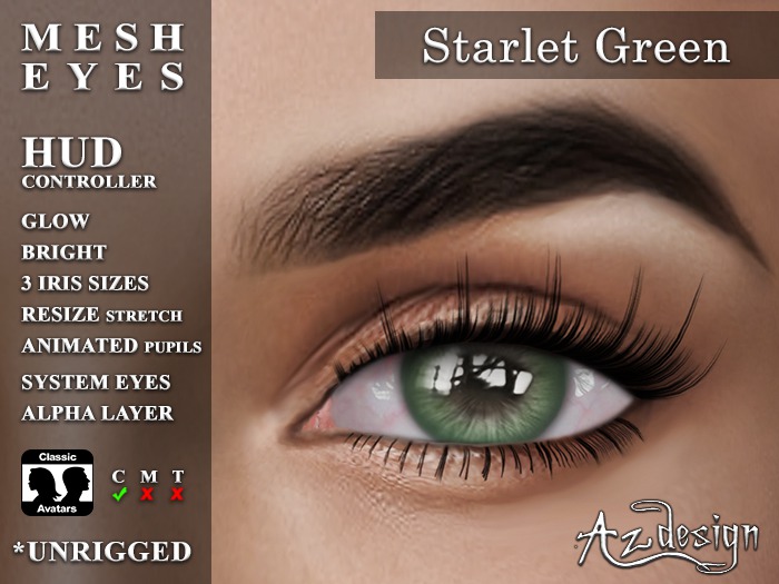 Az... Starlet Green v2.0 (MESH EYES)
