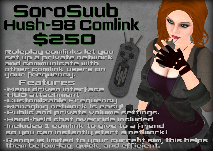 Second Hand Droids - SoroSuub Hush-98 Comlink