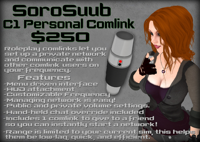 Second Hand Droids - SoroSuub C1 Personal Comlink