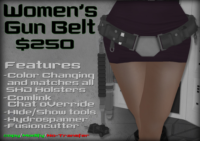 Second Hand Droids - Women's Gun Belt