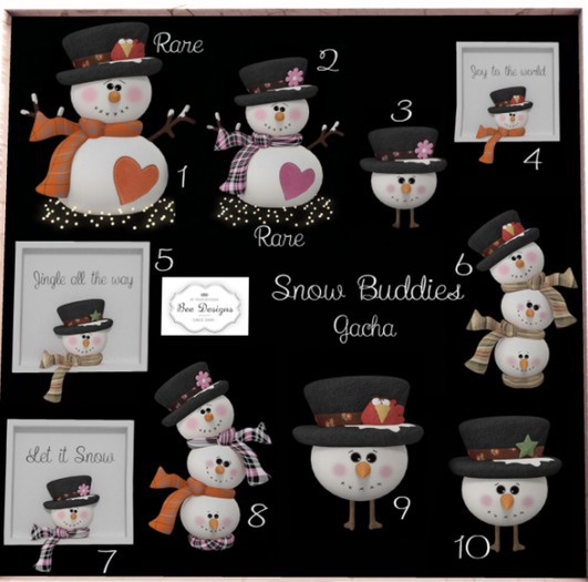 Bee Designs Snow Buddies Gacha 10