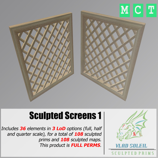 Sculpted Screens 1 [FULL PERMS]