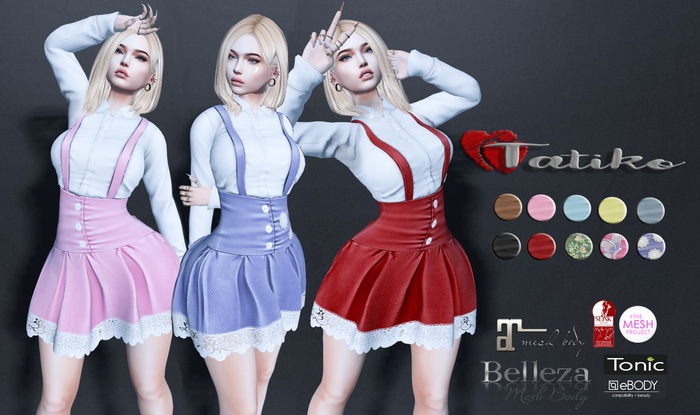 Tatiko - Greta Dress 10 color HUD