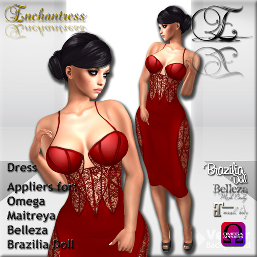 ![Enchantress] Jolie Dress Red