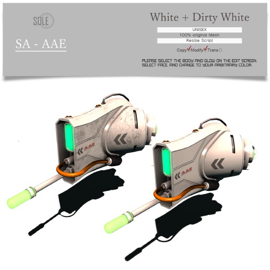 :::SOLE::: AAE - White [Wear - BOXED]