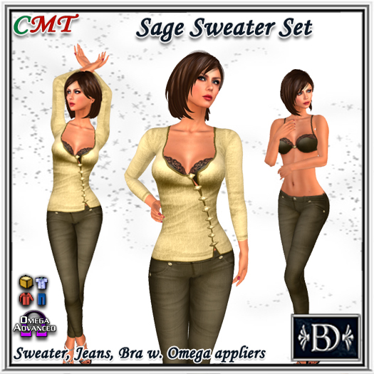 < BD > Sage Sweater Set