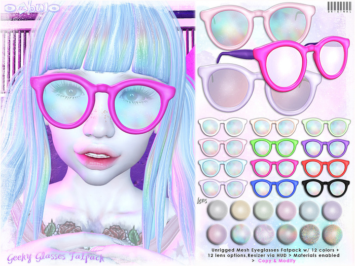 [ bubble ] Geeky Glasses Fatpack