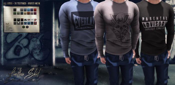 ^TD^Limitless Shirt 28 textures All sizes [FATPACK]