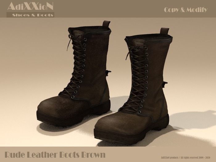 .: AdiXXioN:. Rude Leather Brown BOX DEMO