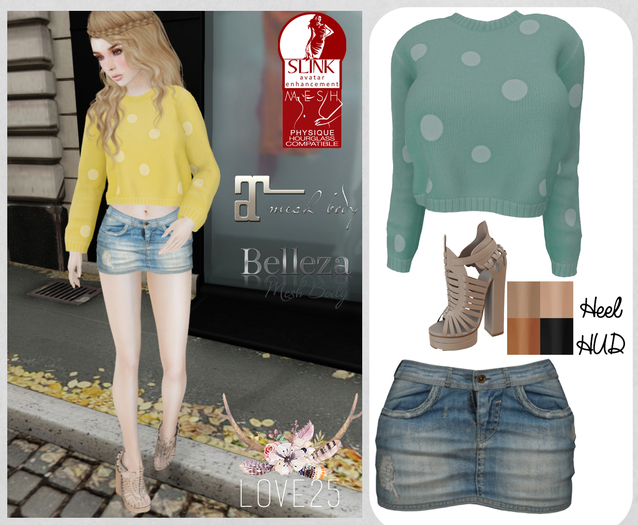 Spring Queen (Mint W/Polka Dots)