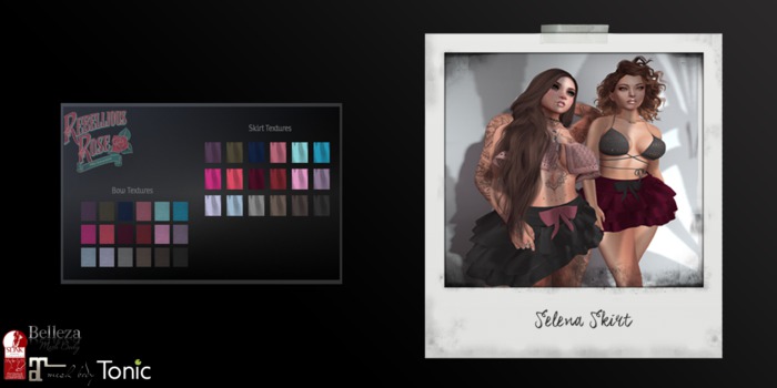 ~Rebellious Rose~ Selena Skirt