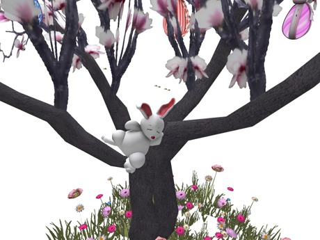 Second Life Marketplace - GD MESH EASTER TREE RABBIT RABBED