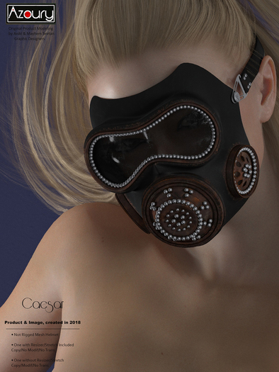 AZOURY - Caesar Helmet [Black]
