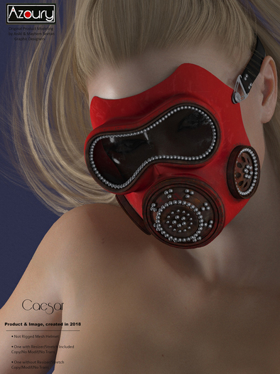 AZOURY - Caesar Helmet [Red]