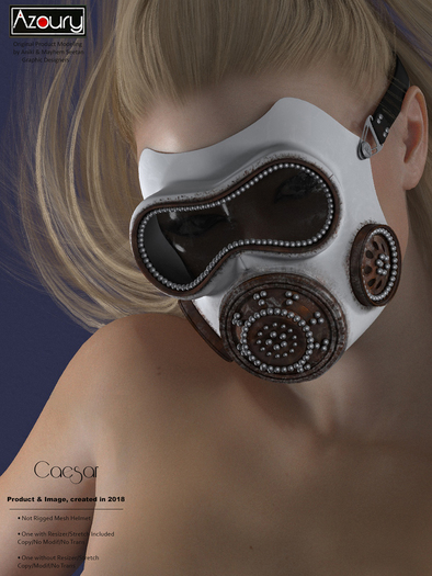 AZOURY - Caesar Helmet [White]