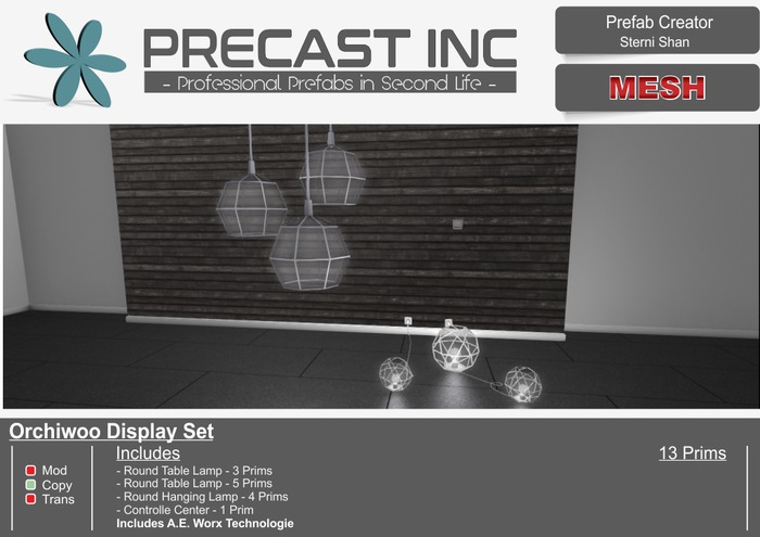 Orchiwoo - Round Lights Set