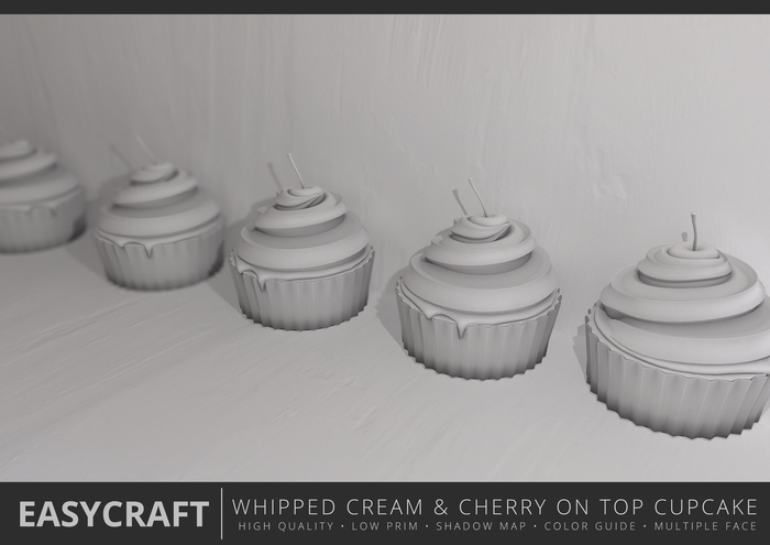 EasyCraft - Whipped Cream and Cherry on Top Decor Kit