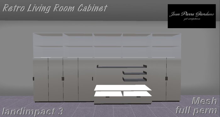 Retro Living Room Cabinet mesh