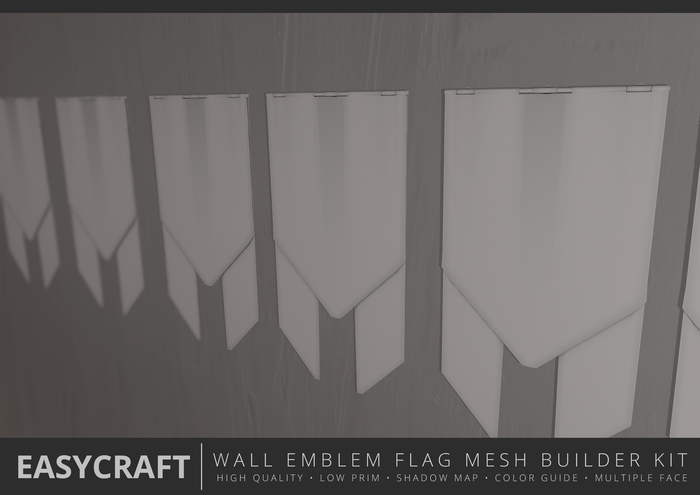 EasyCraft - Full Perm Wall Emblem Flag Decor Kit