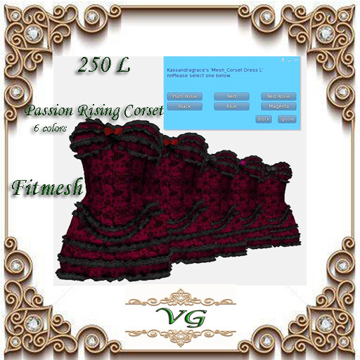 *VG Passion Rising Corset_6 Colors(copy)