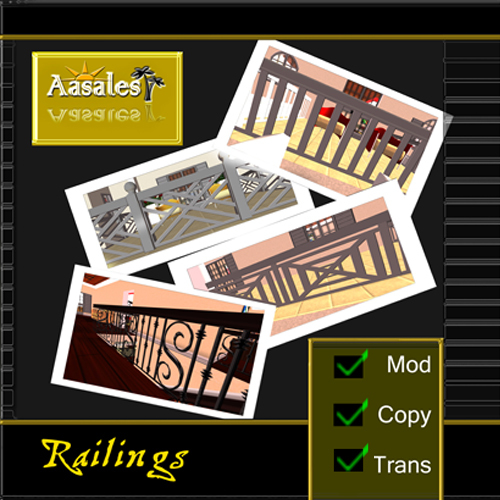 ::AF:: PRICE CUT FOR 1 WEEK! Interior and exterior balcony railing and SCULPTED handrails PACK