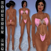 Together Inc. String Bikini in pink