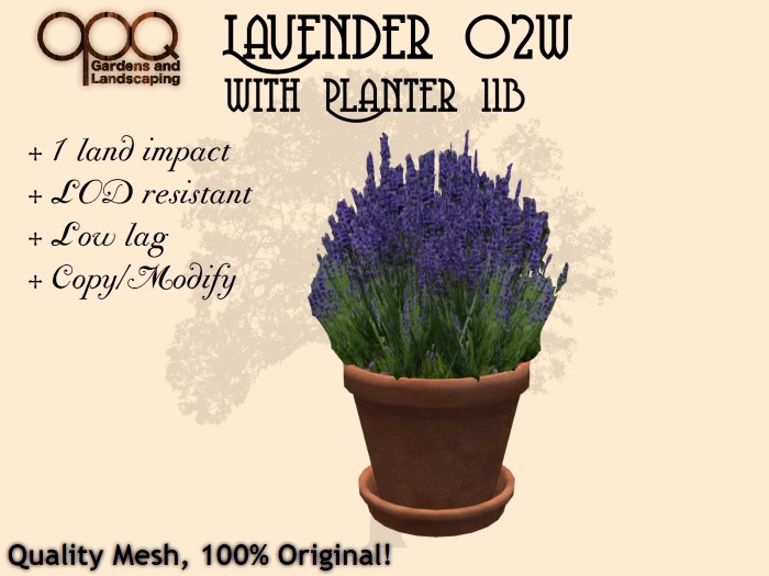 OPQ Lavender 02w with Planter 11b