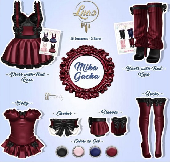 Luas Mika Outfit Red