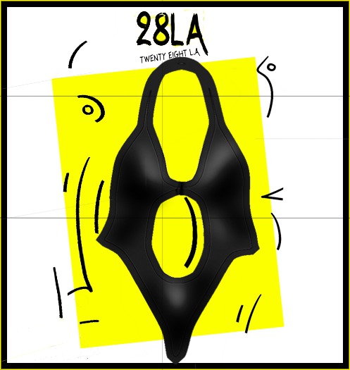 28LA. Rueswimsuit Black [Wear Me]