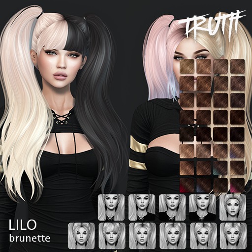 TRUTH Lilo (Fitted Mesh Hair) - Brunette