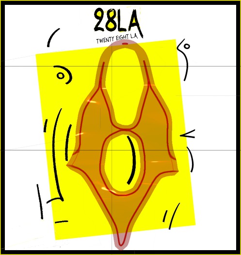 28LA. Rueswimsuit Red plastic  [Wear Me]