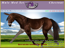 *E* RealHorse Mule Modification Set [BOXED] Chestnut