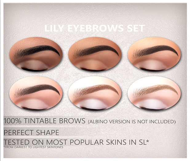 DEMO Insol: "Lily eyebrows" (CATWA)