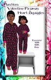 {M} [Valentine PJs] [Heart Squiggles] [All Sizes]