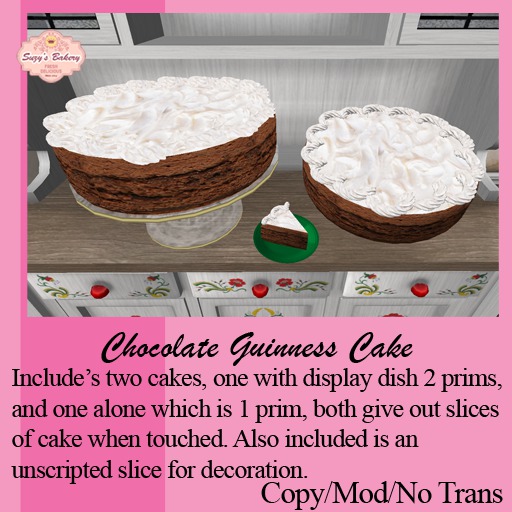 ~*SB's*~ Chocolate Guinness Cake [Boxed]