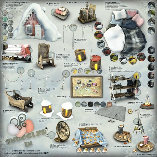 17 - 8f8 - Snnuggled In - Love Map Box