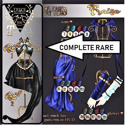 ERSCH - Fraise Gacha COMPLETE RARE SET