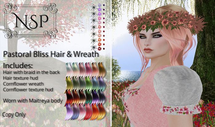NSP Pastoral Bliss Hair - Fantasy V1 pkg hud