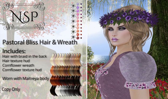 NSP Pastoral Bliss Hair - Naturals Loaded V1 pkg hud