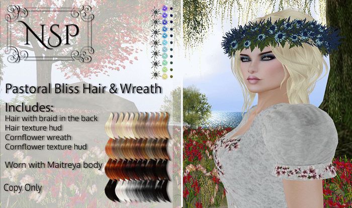 NSP Pastoral Bliss Hair - Naturals Loaded V2 pkg hud