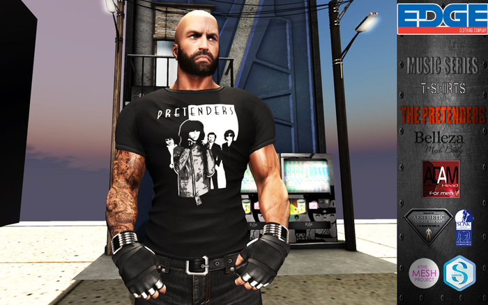 [ECC] PRETENDERS  T- SHIRTS BLACK