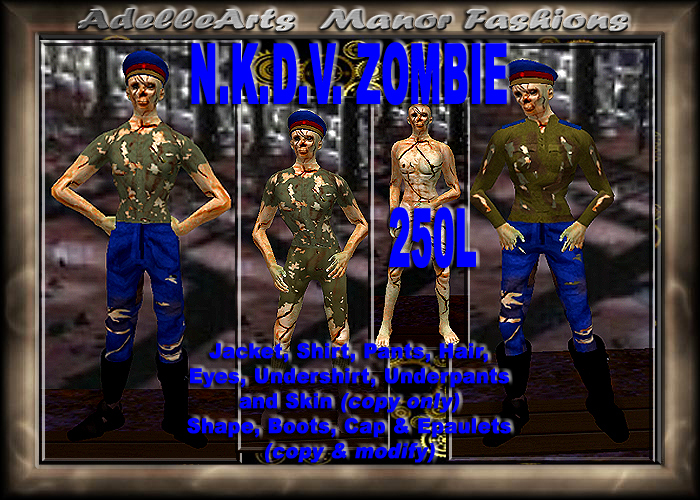 AdelleArts N.K.D.V Zombie